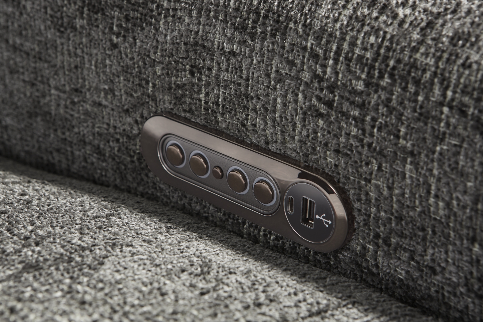 Belia Gray 9 Pc Dual Power Reclining Sectional Living Room - Thumbnail - Image 5