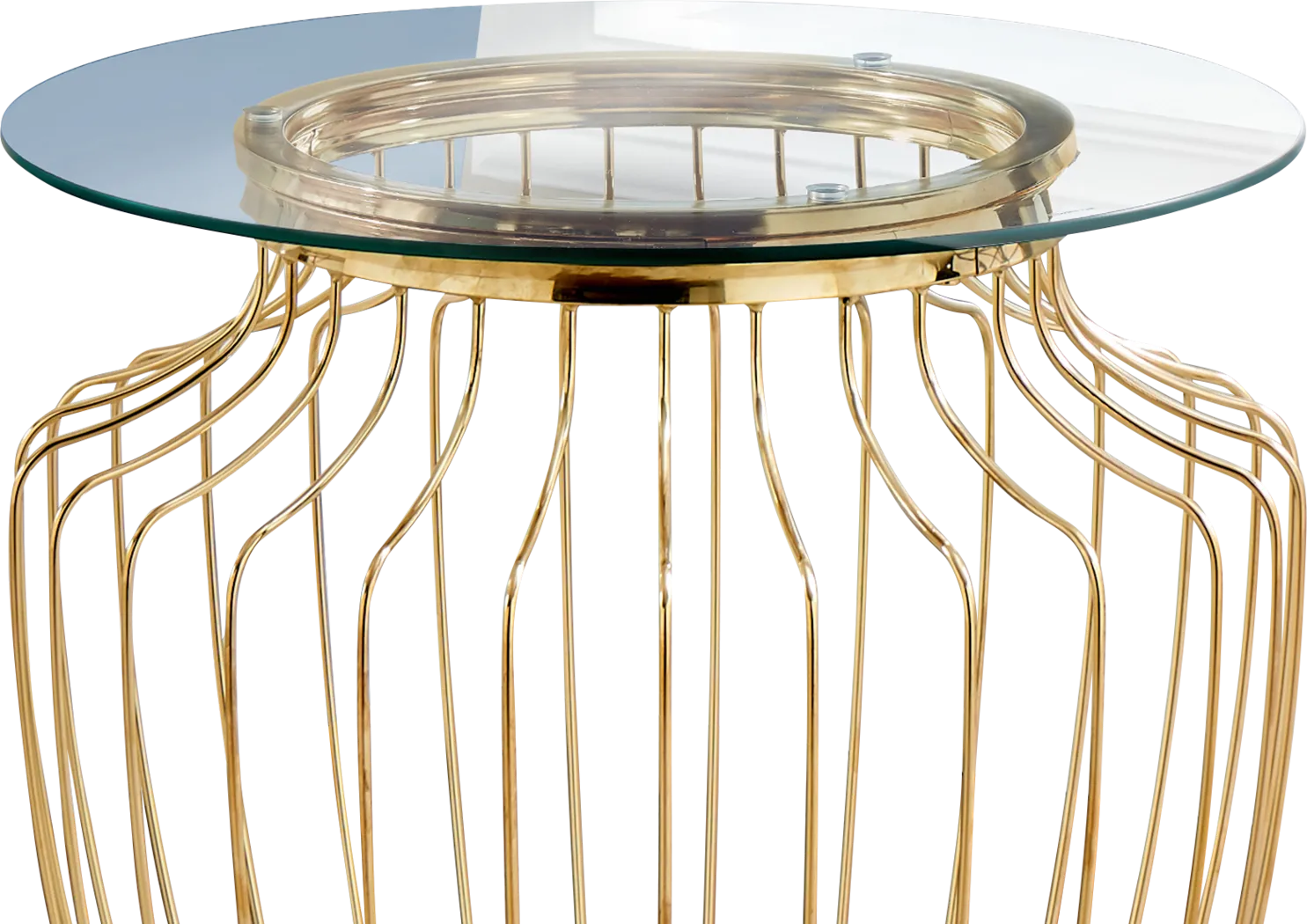 Belihar Gold Accent Table - Thumbnail - Image 2