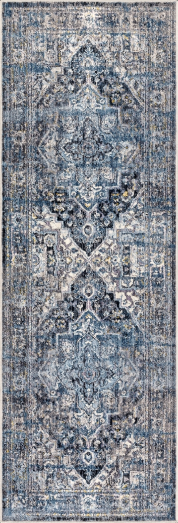 Belin Blue 2'5 x 7'2 Rug - Thumbnail - Image 1