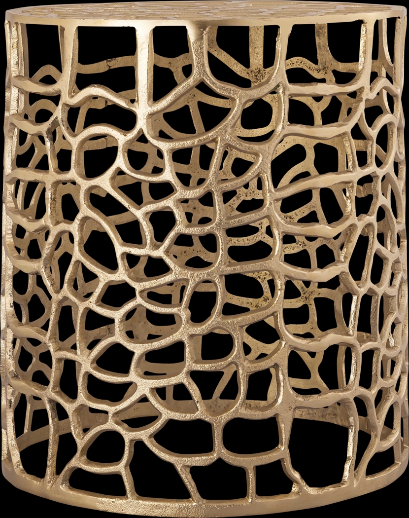 Belina Ann Gold Accent Table - Thumbnail - Image 2