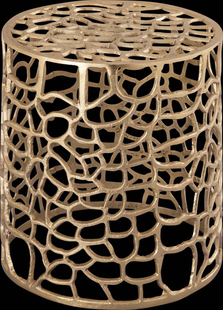 Belina Ann Gold Accent Table - Thumbnail - Image 1