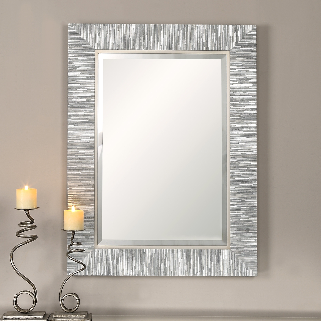Belinah Silver Mirror - Thumbnail - Image 2