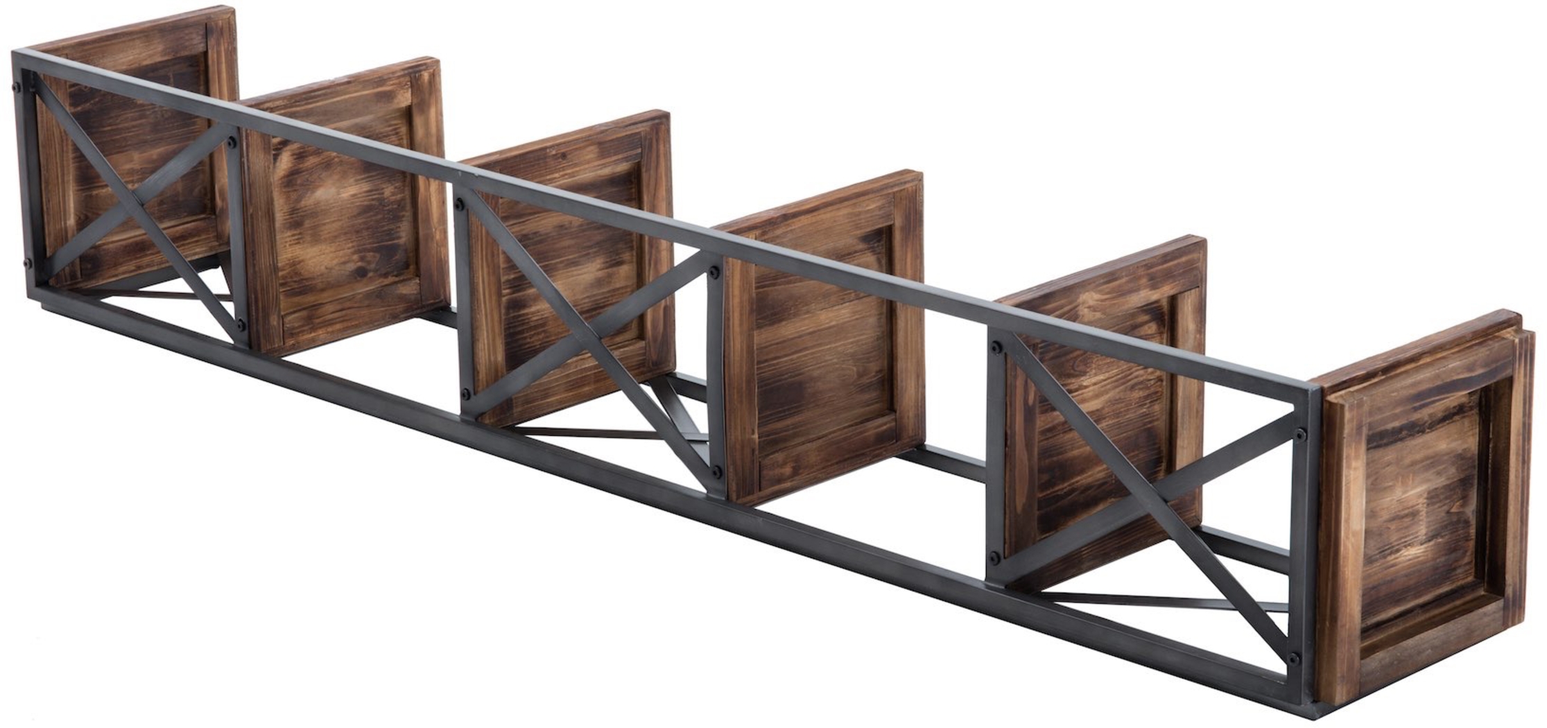 Belinan Brown Corner Bookshelf - Thumbnail - Image 3