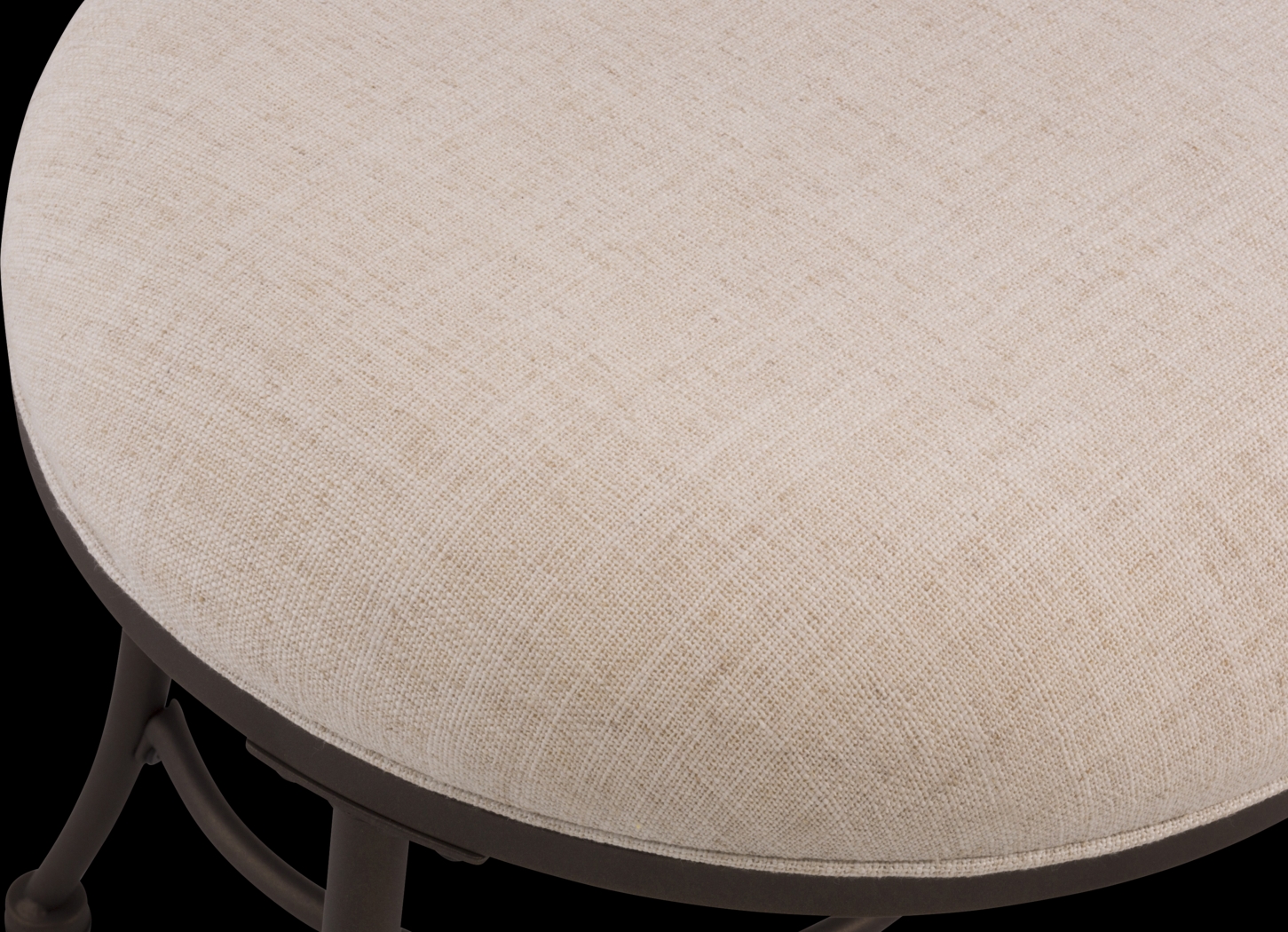 Belinda Cream Vanity Stool - Thumbnail - Image 4