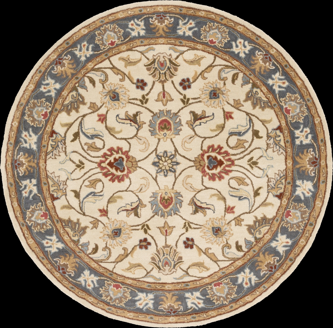 Belinera Beige 6' Round Rug - Thumbnail - Image 1