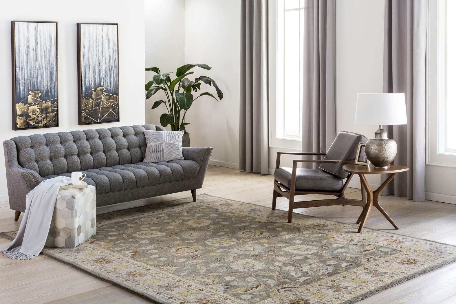 Belinera Brown 8' x 11' Rug - Thumbnail - Image 4