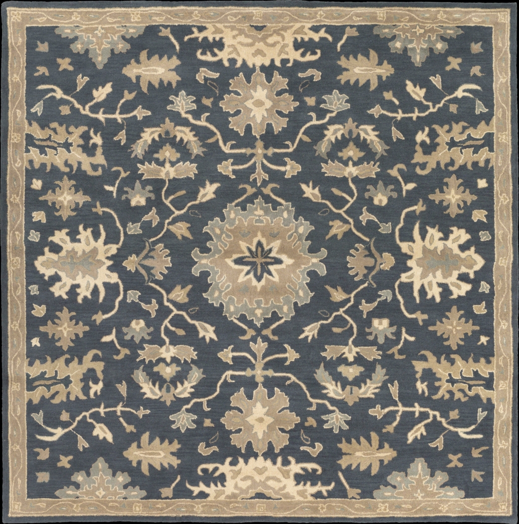 Belinera IV Navy 6' Square Rug - Thumbnail - Image 1