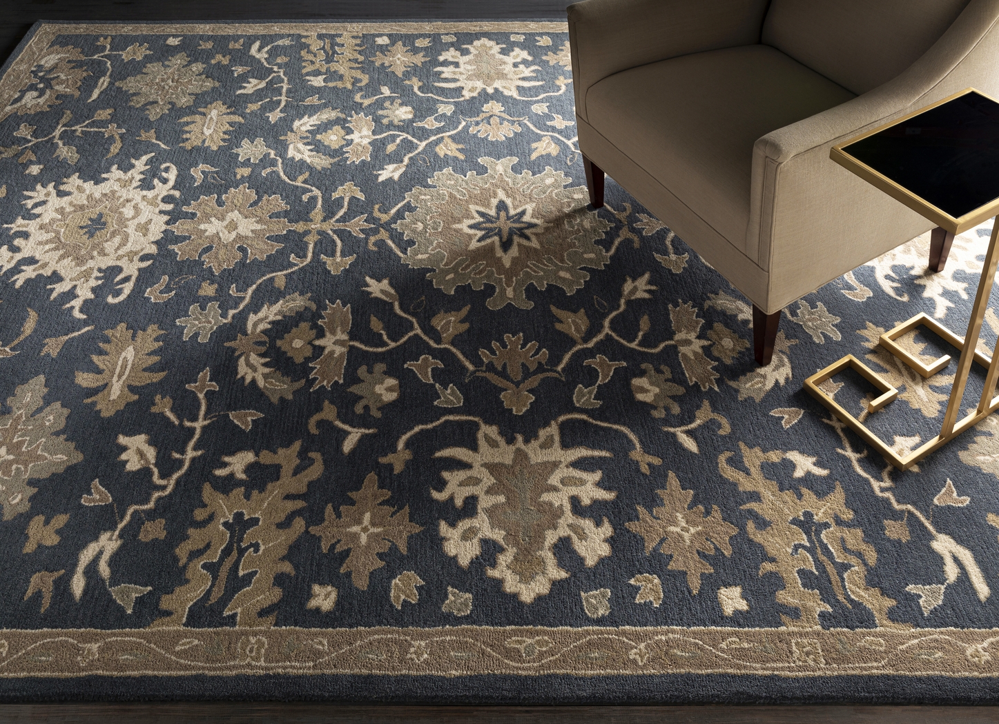 Belinera IV Navy 6' x 9' Rug - Thumbnail - Image 4