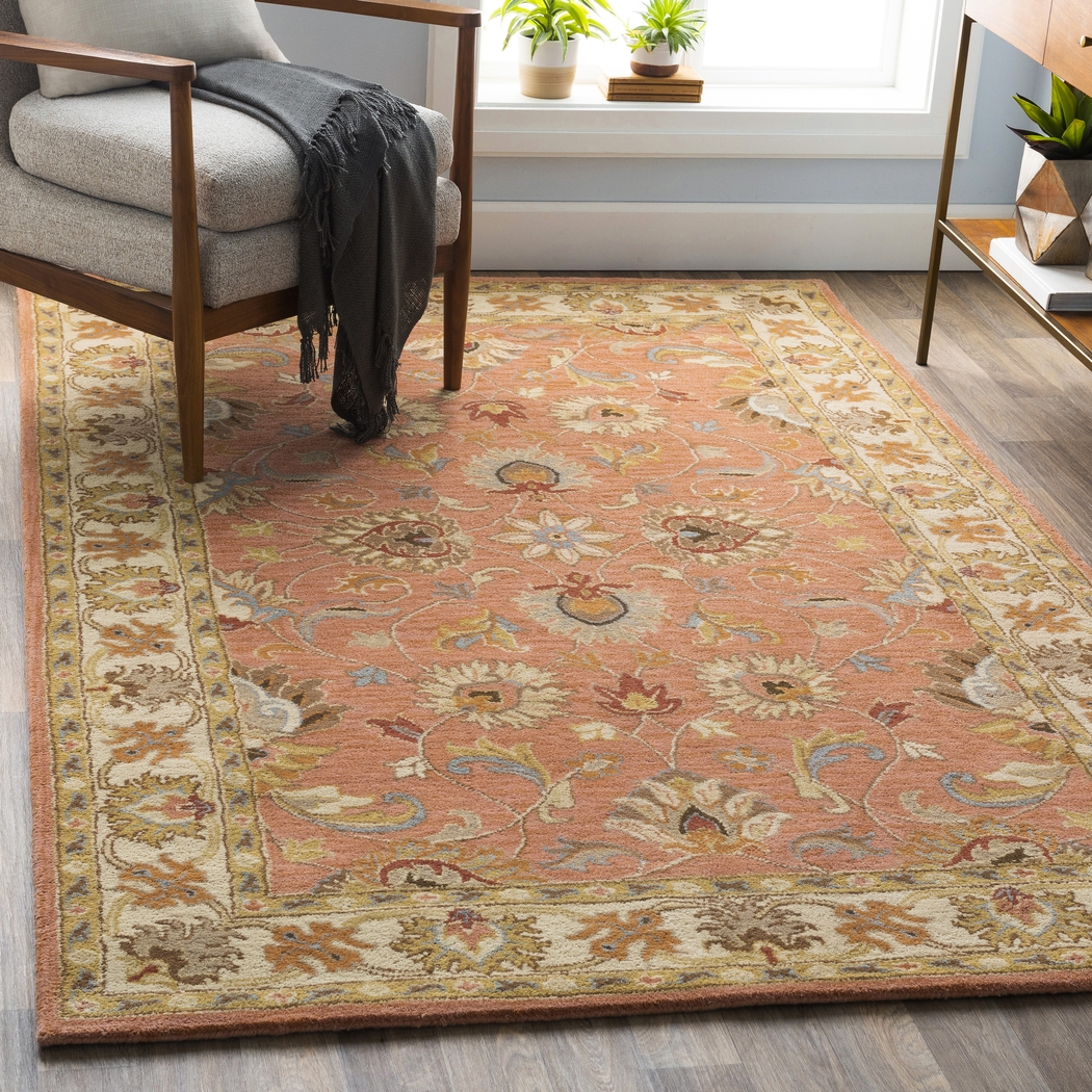 Belinera Orange 6' x 9' Rug - Thumbnail - Image 3