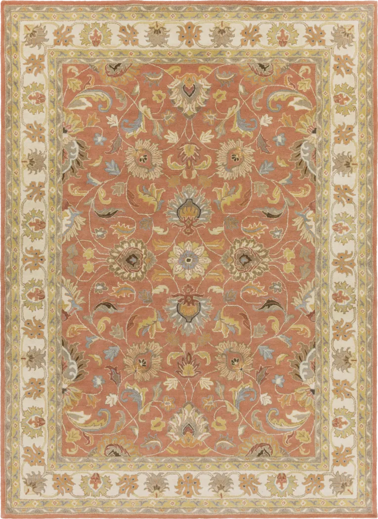 Belinera Orange 8' x 11' Rug - Thumbnail - Image 1