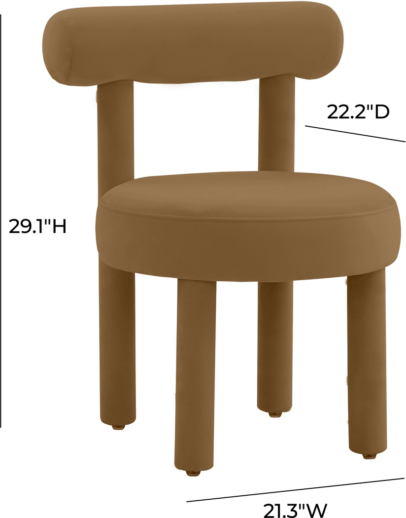 Belingham Cognac Accent Chair - Thumbnail - Image 6