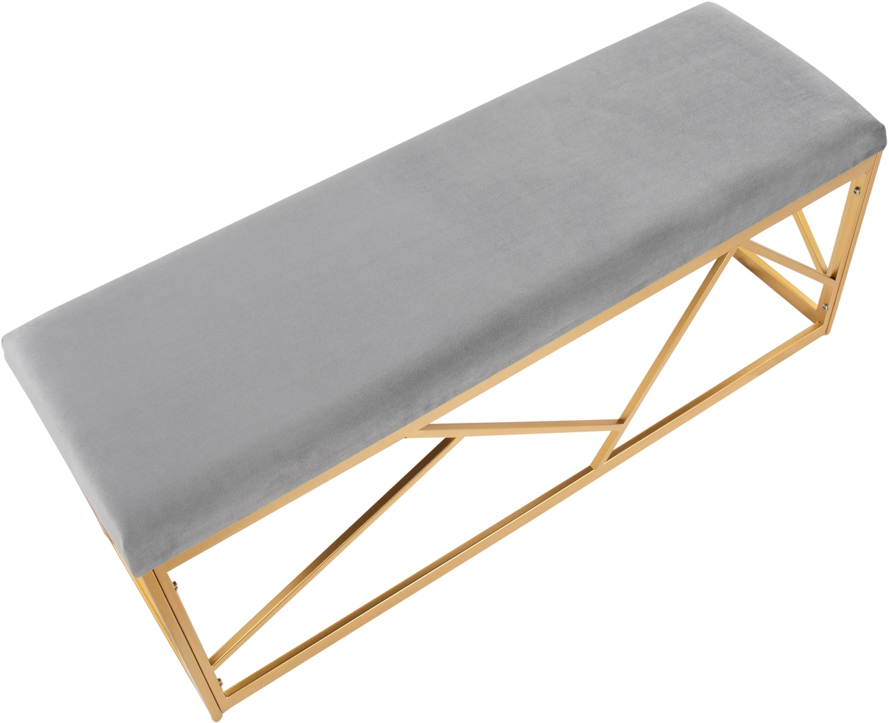Belino I Gray Accent Bench - Thumbnail - Image 5