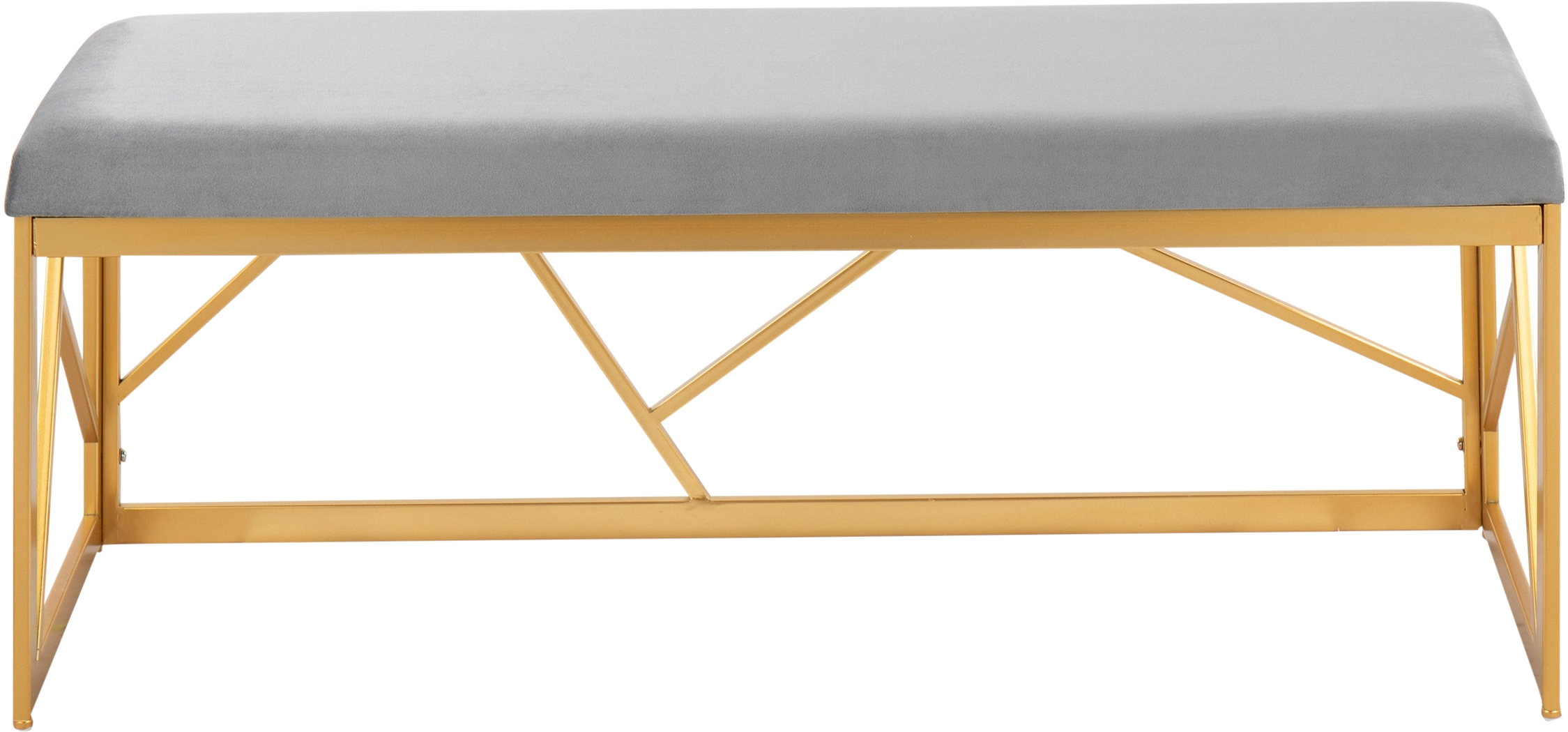 Belino I Gray Accent Bench - Thumbnail - Image 6