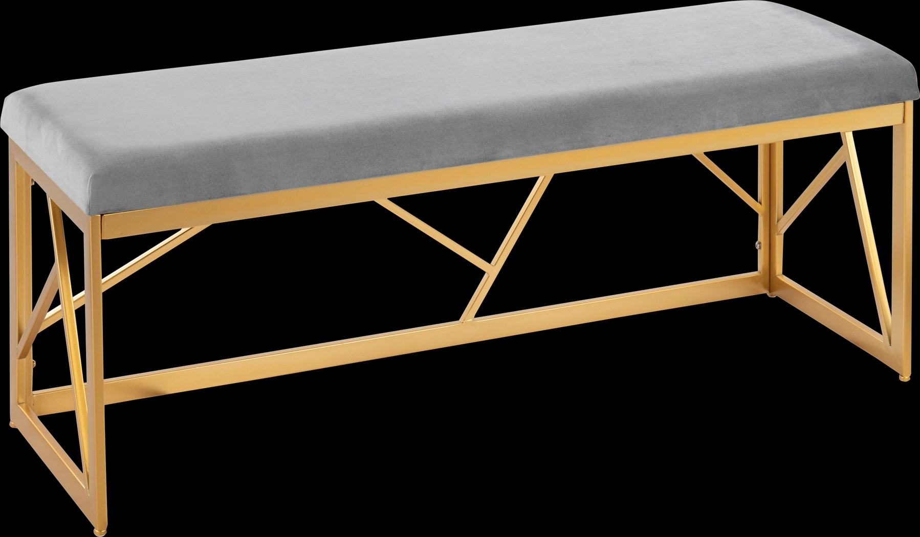 Belino I Gray Accent Bench - Thumbnail - Image 1