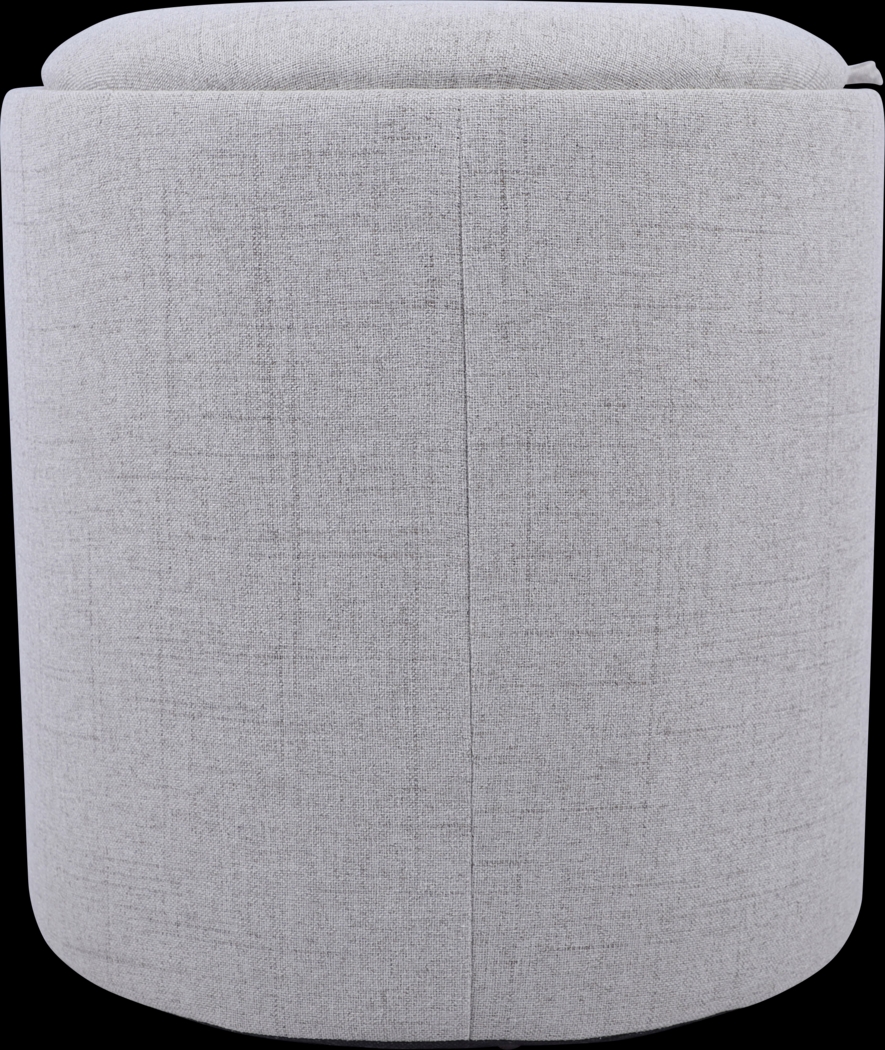 Belira Gray Storage Ottoman - Thumbnail - Image 8