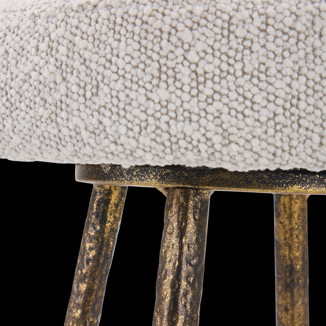 Belisar White Counter Height Stool - Thumbnail - Image 3