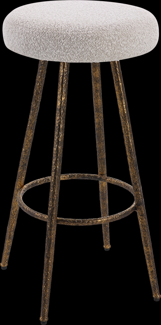 Belisar White Counter Height Stool - Thumbnail - Image 1