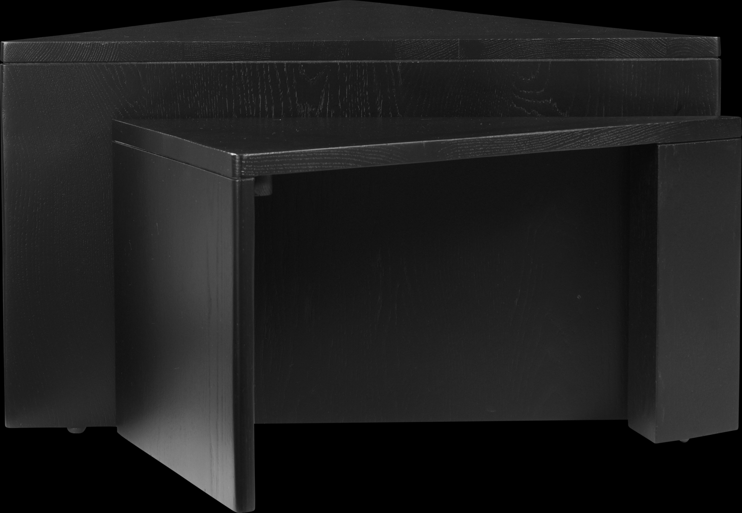 Belita Black Nesting Coffee Table Set - Thumbnail - Image 4