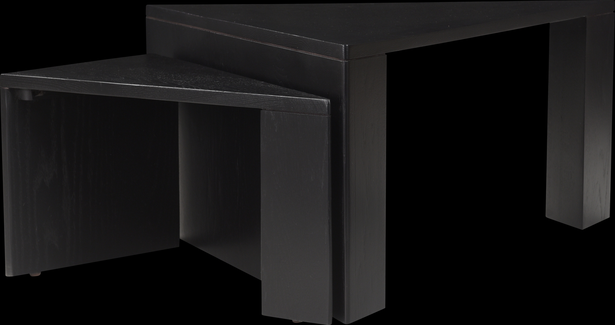 Belita Black Nesting Coffee Table Set - Thumbnail - Image 7