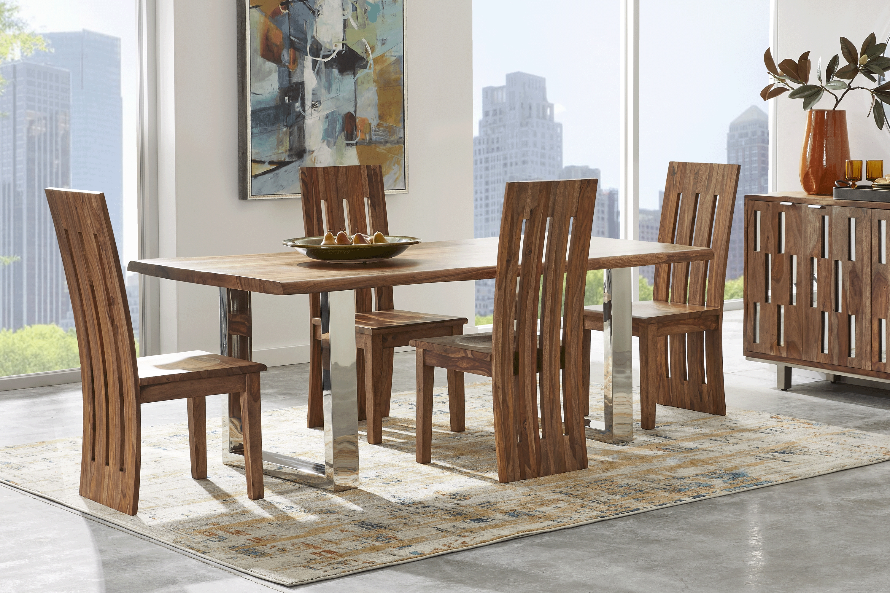 Bellac Point Nutmeg Rectangle Dining Table - Thumbnail - Image 2