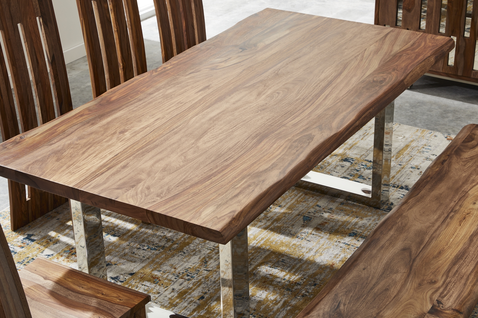 Bellac Point Nutmeg Rectangle Dining Table - Thumbnail - Image 4