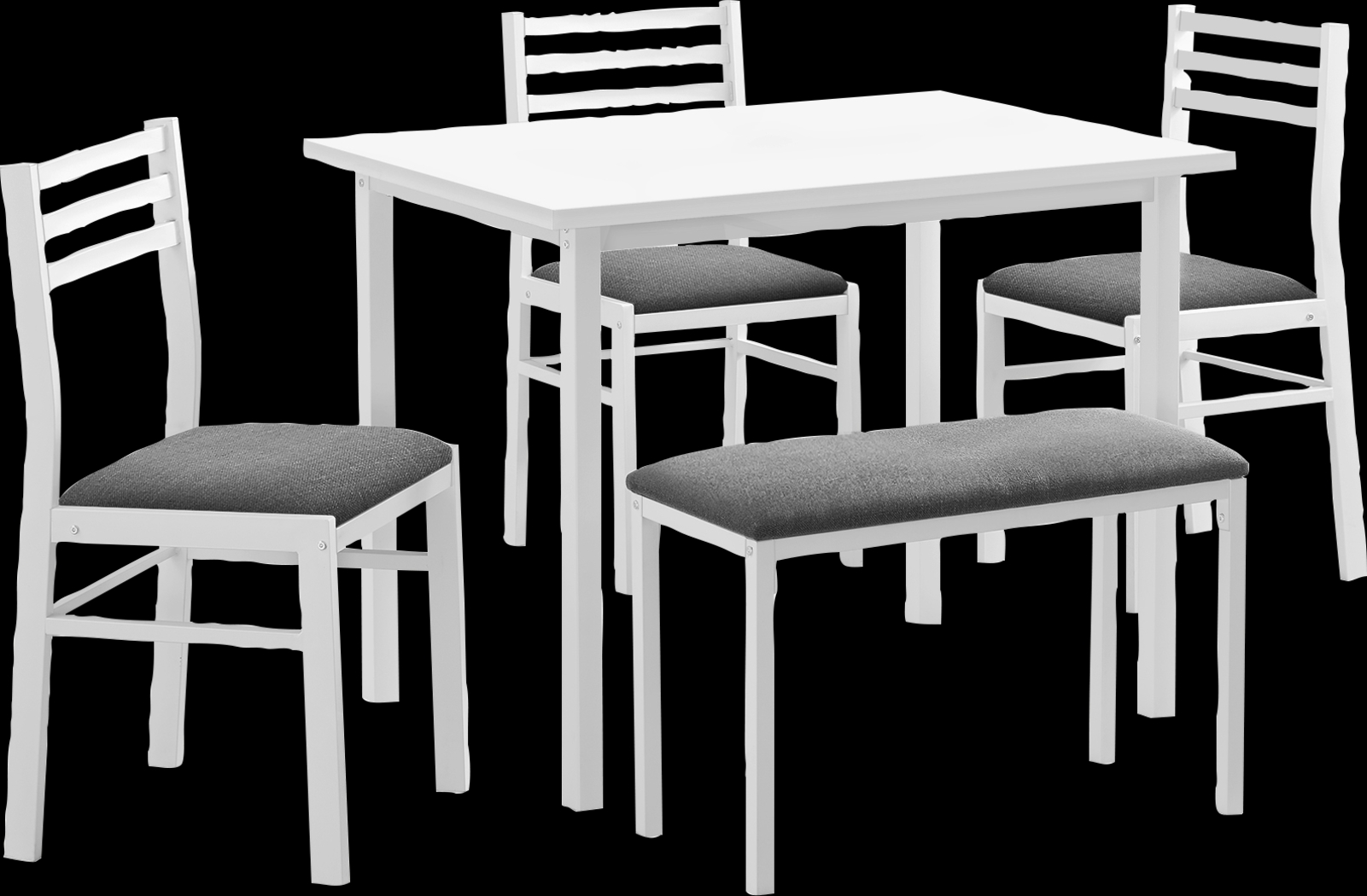 Belladona White Dining Table Set - Thumbnail - Image 1