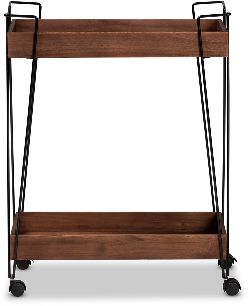 Bellafonte Brown Bar Cart - Thumbnail - Image 2
