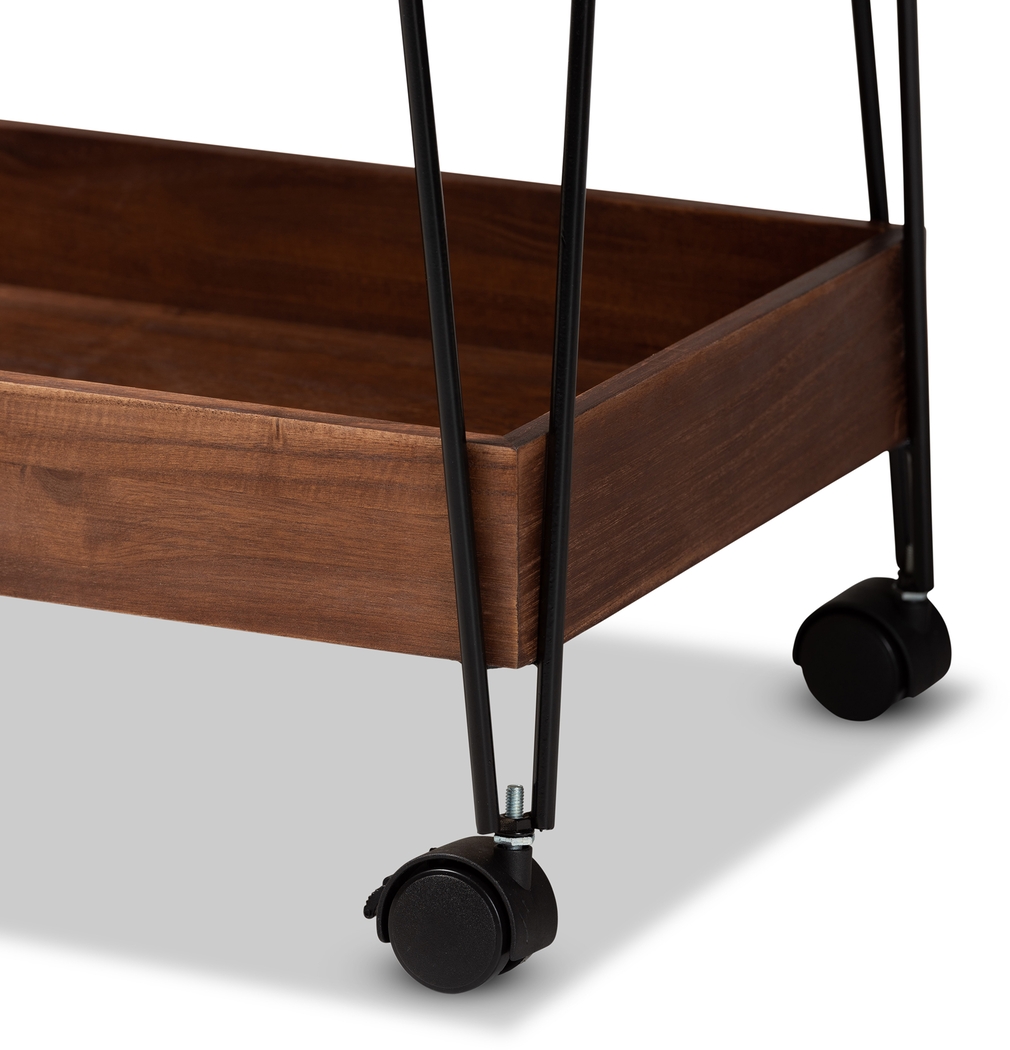 Bellafonte Brown Bar Cart - Thumbnail - Image 4