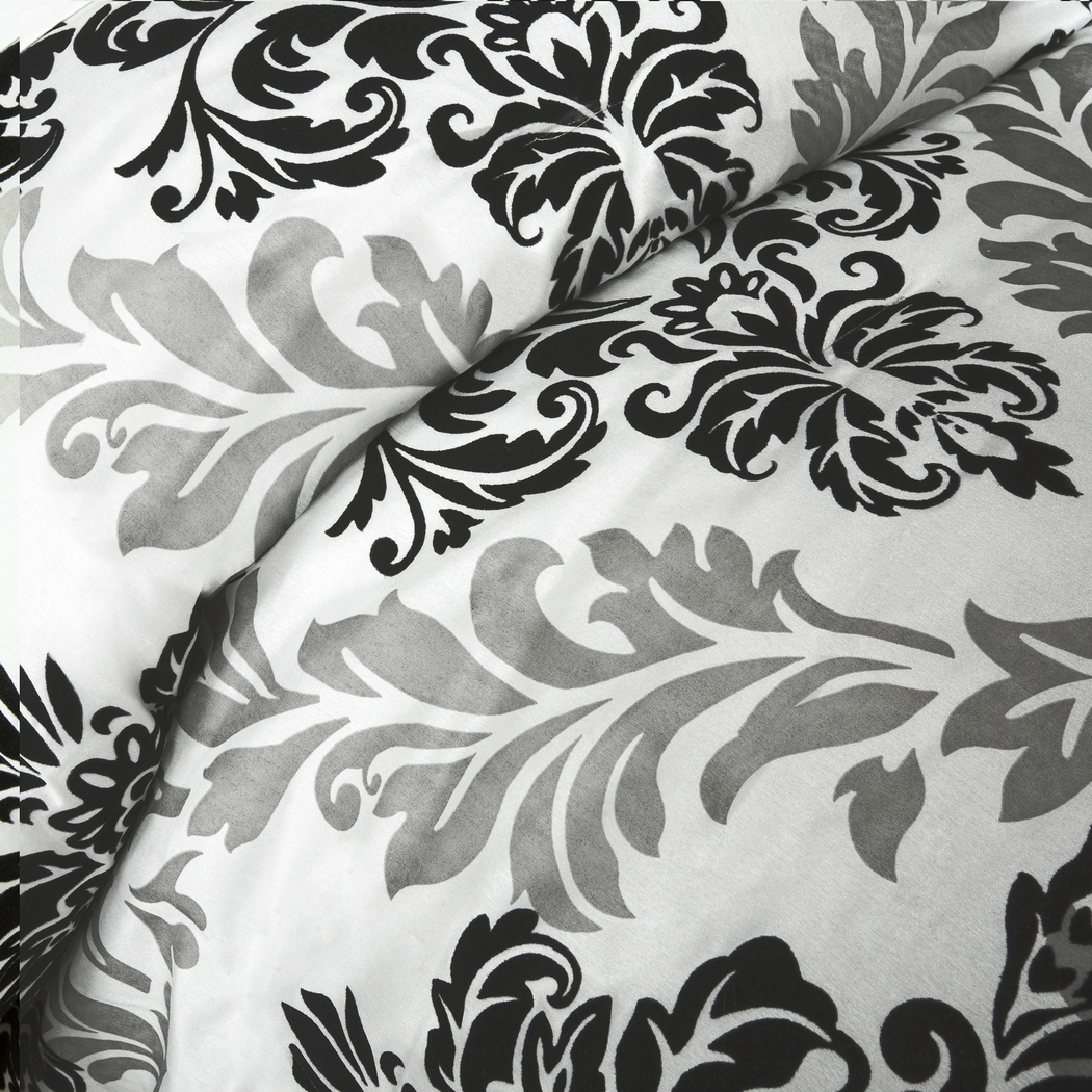 Bellaire Gray 7 Pc Queen Comforter Set - Thumbnail - Image 2