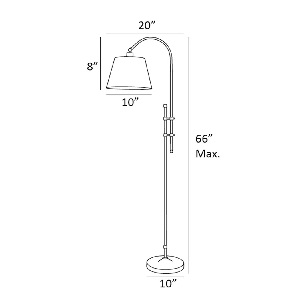 Bellamy Lane Silver Floor Lamps, Set of 2 - Thumbnail - Image 4