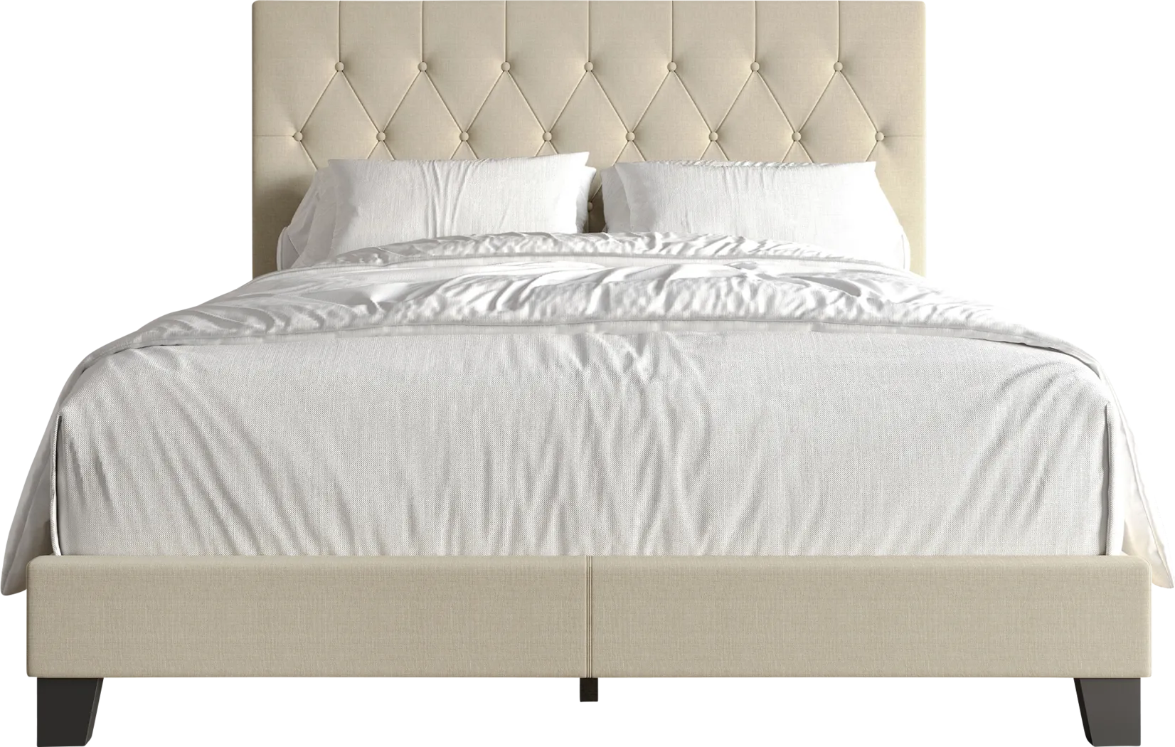 Bellane Beige King Bed - Thumbnail - Image 4