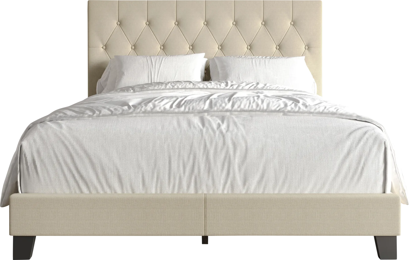 Bellane Beige Twin Bed - Thumbnail - Image 3
