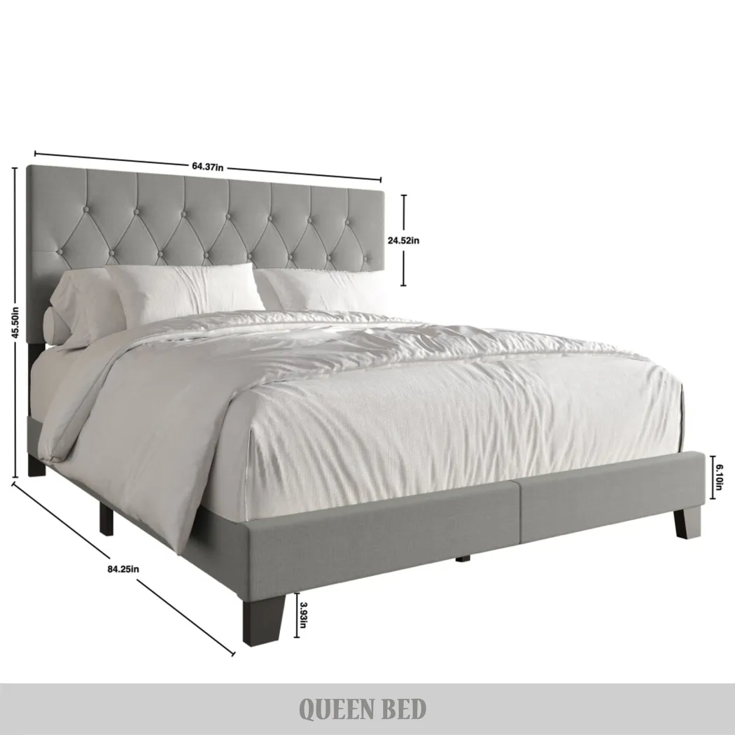 Bellane Gray King Bed - Image 3