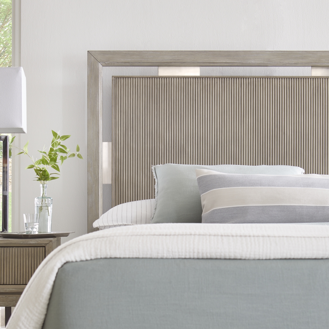 Bellante Gray 3 Pc King Panel Bed - Thumbnail - Image 3