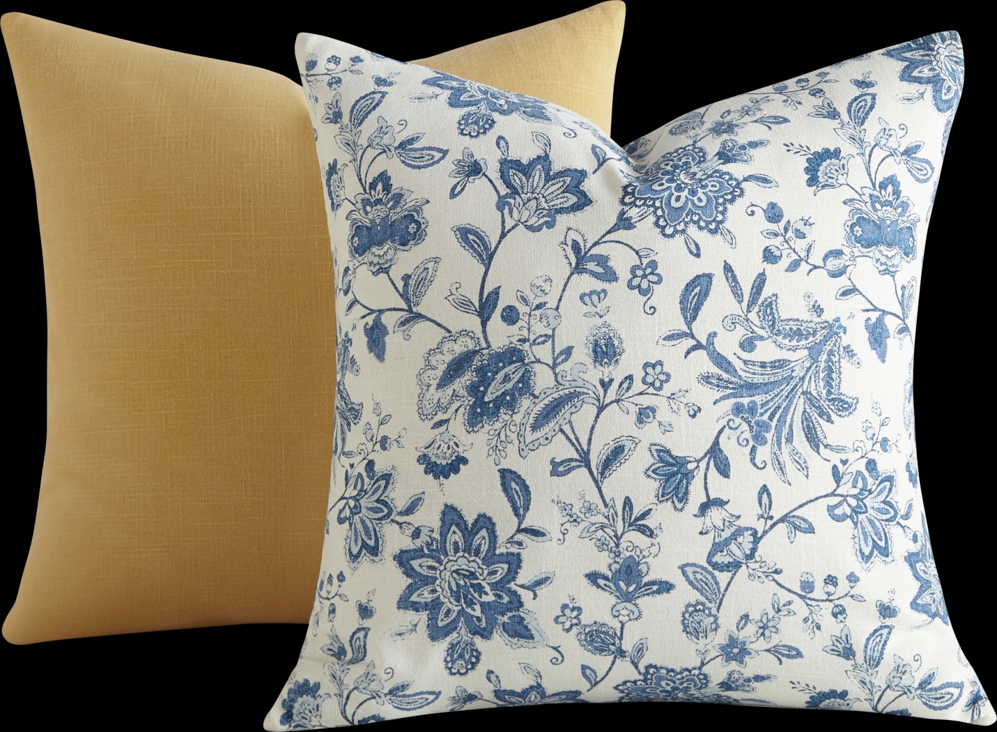 Bellascott Mustard Accent Pillow Set of 2 - Thumbnail - Image 1