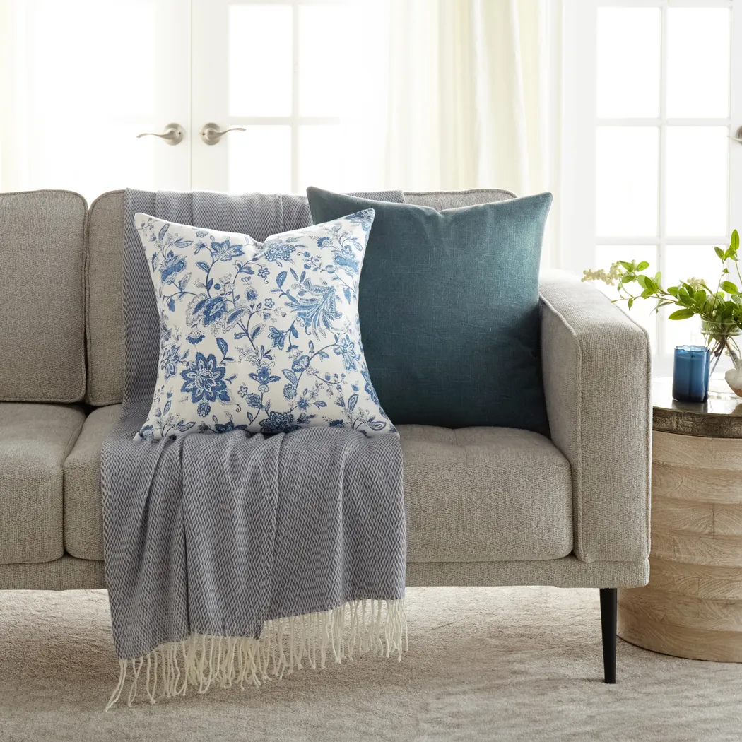 Bellascott Navy Accent Pillow Set of 2 - Thumbnail - Image 2