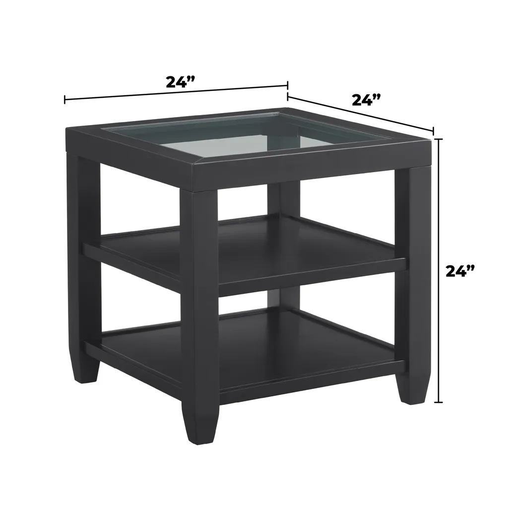 Bellavia Black End Table - Thumbnail - Image 5