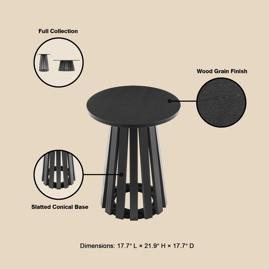 Bellcreek Black End Table - Thumbnail - Image 4