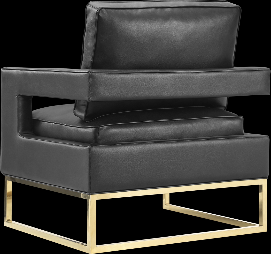 Belldid I Black Accent Chair - Thumbnail - Image 3