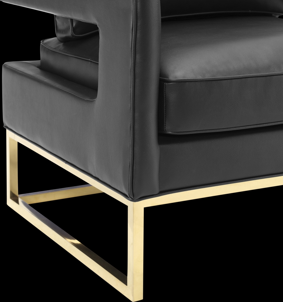 Belldid I Black Accent Chair - Thumbnail - Image 4