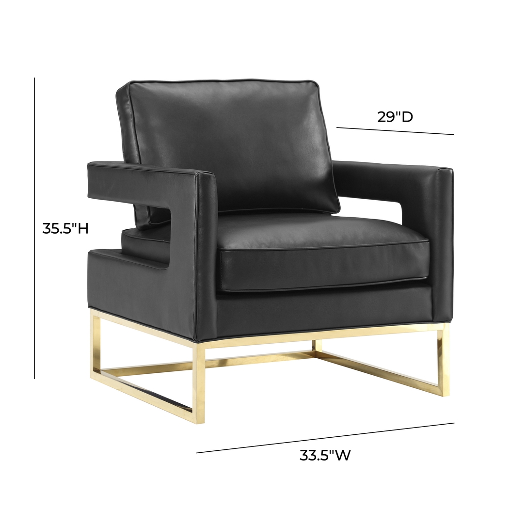 Belldid I Black Accent Chair - Thumbnail - Image 7