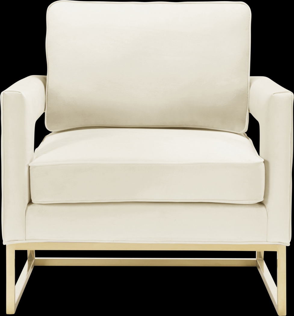 Belldid II Cream Accent Chair - Thumbnail - Image 2