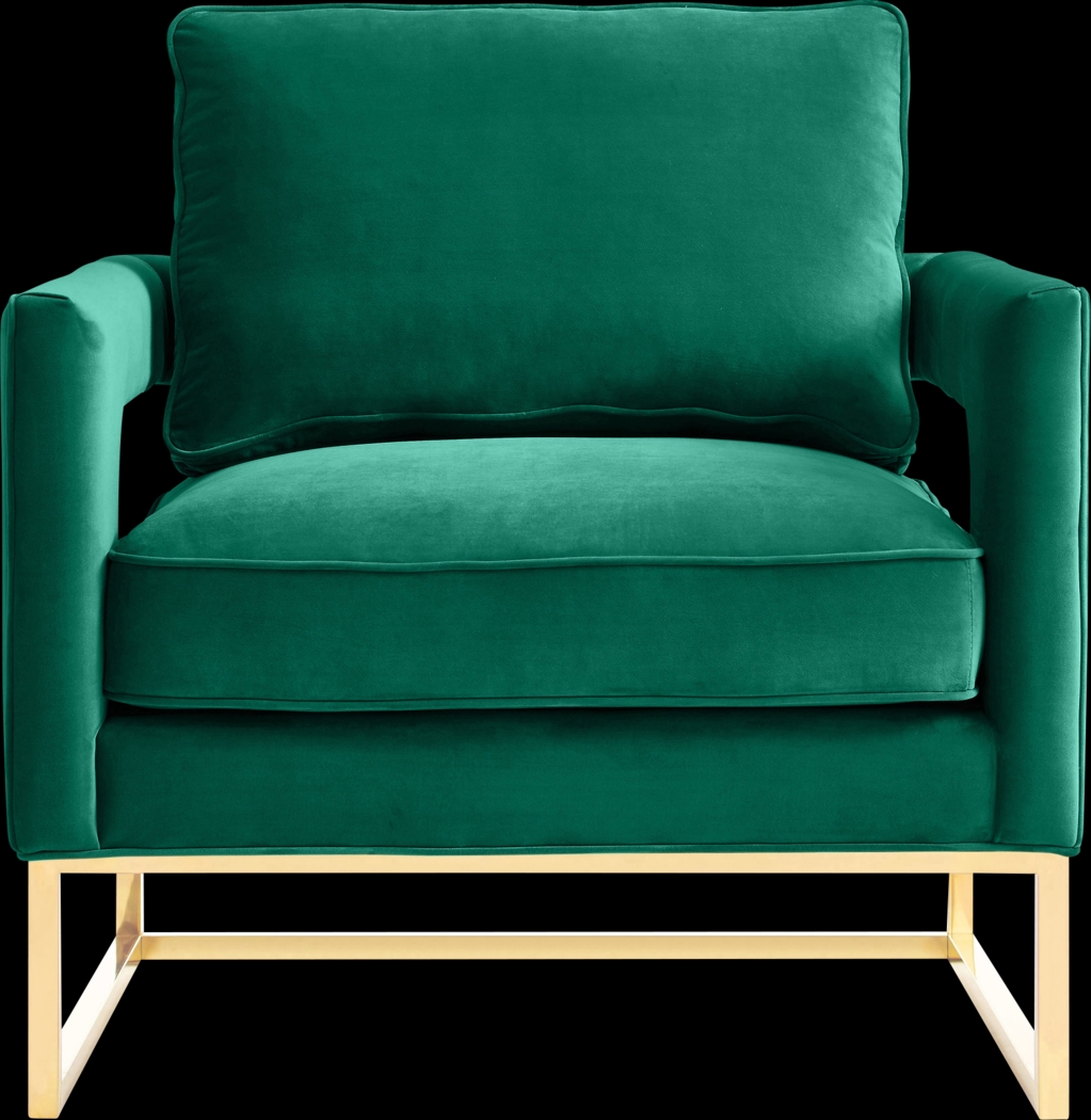Belldid II Green Accent Chair - Thumbnail - Image 2