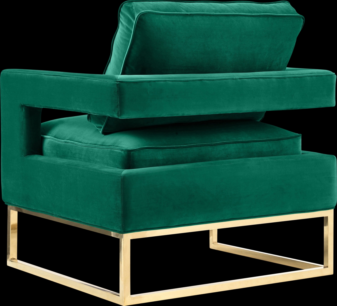 Belldid II Green Accent Chair - Thumbnail - Image 3