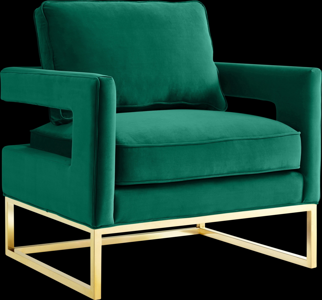 Belldid II Green Accent Chair - Thumbnail - Image 1