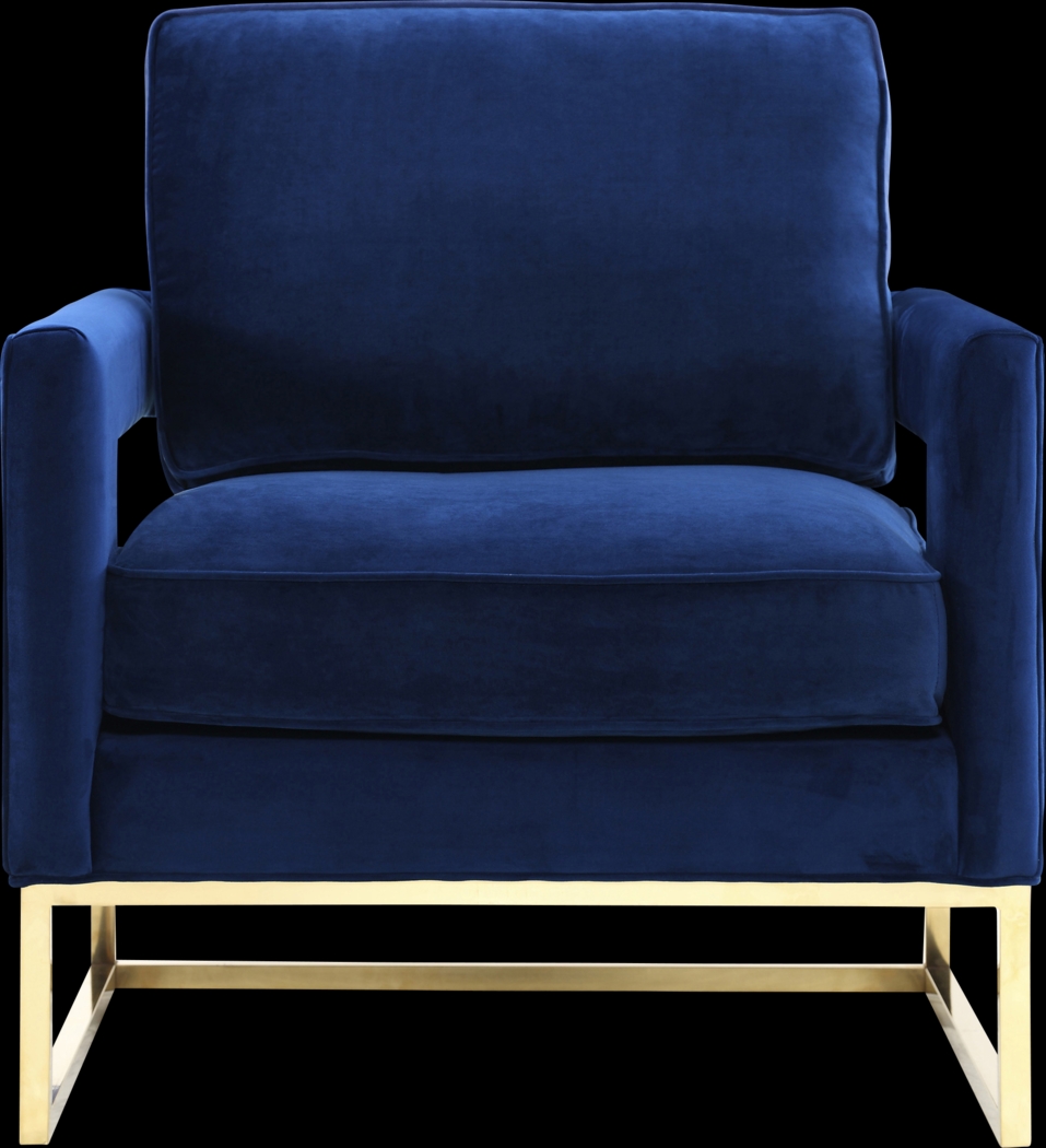 Belldid II Navy Accent Chair - Thumbnail - Image 2