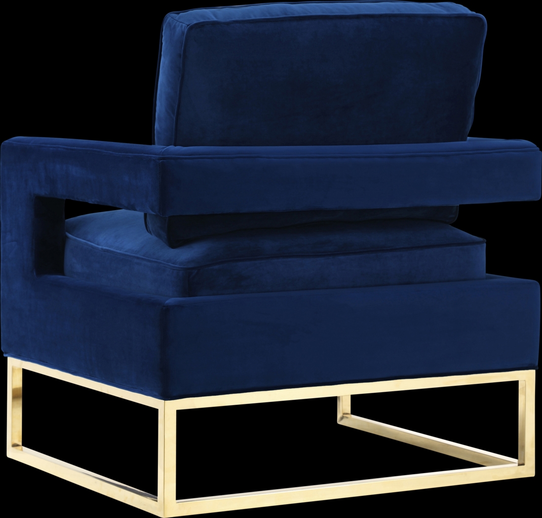 Belldid II Navy Accent Chair - Thumbnail - Image 3