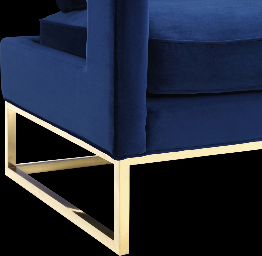 Belldid II Navy Accent Chair - Thumbnail - Image 4