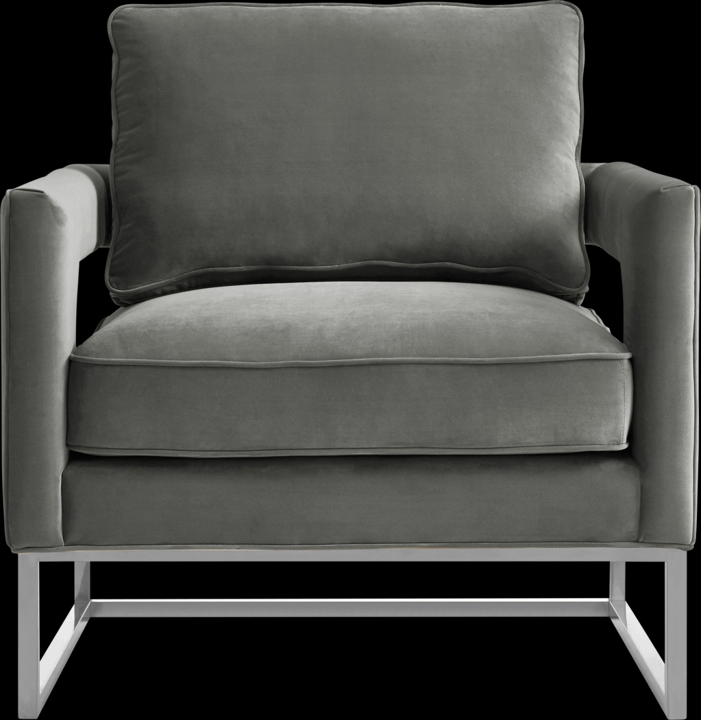 Belldid III Gray Accent Chair - Thumbnail - Image 2