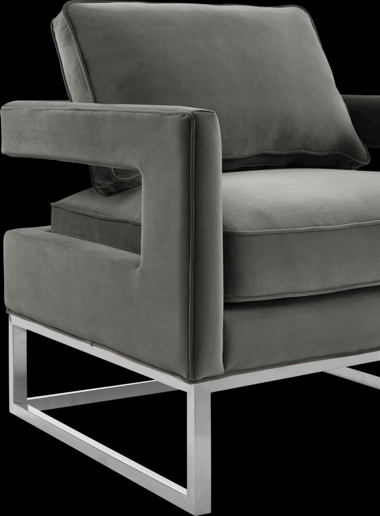Belldid III Gray Accent Chair - Thumbnail - Image 4